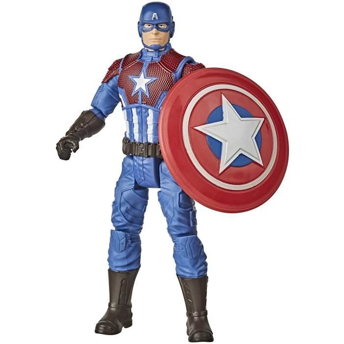Marvel Avengers Titan Hero Series Blast Gear, figurine Captain America de 30  cm, inspirée de l'univers Marvel, pour enfants à partir de 4 ans 