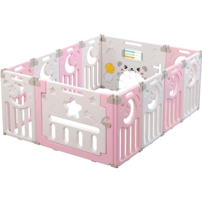 Parc Bebe Plastique 10 Panneaux Cdiscount