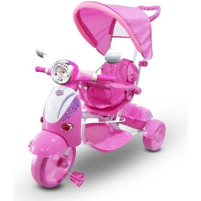 Tricycle pour enfants 1-6 ans 2 poussette bébé vélo poussette bébé vélo  poussette bébé - Cdiscount Sport