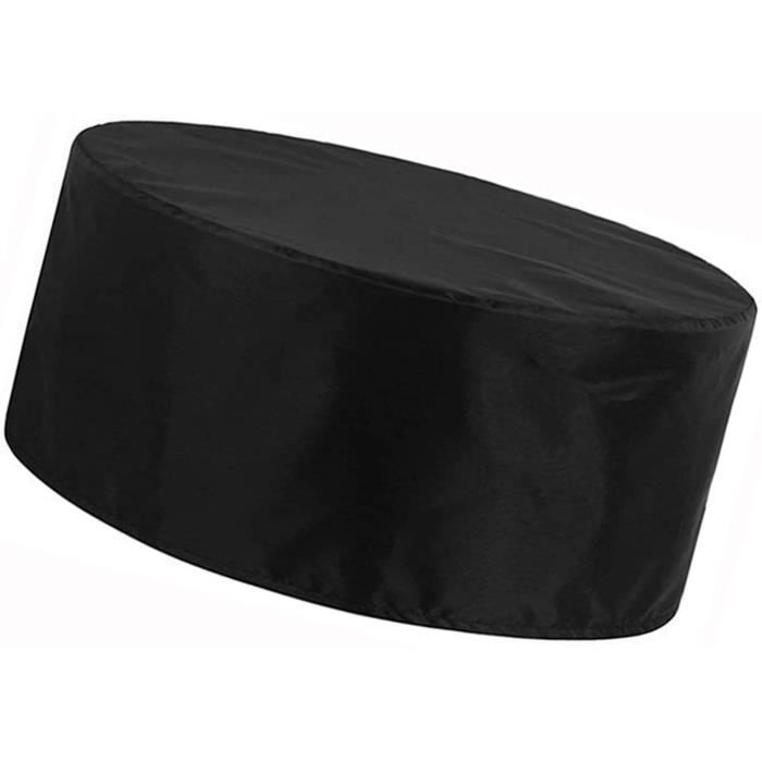 Housse De Meubles De Jardin 140x140x90 Cm - Imperméable, Anti-UV, Coupe-vent, Couleur Noire