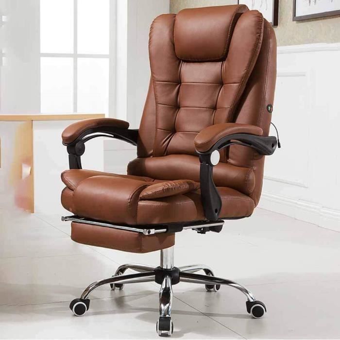 Fauteuil De Bureau Ergonomique Mal De Dos Noir Chaise De Bureau Ergonomique Avec Accoudoirs Et Roulettes Pivotant De Direction Sieg Achat Vente Chaise De Bureau Cdiscount