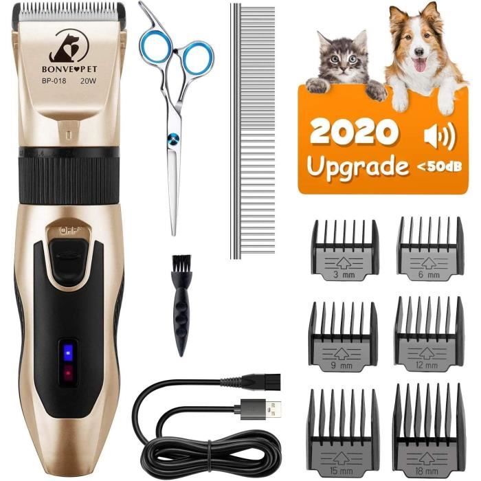 Wolka Tondeuse A Chien Chat Tondeuse Electrique Avec 7 Accessoires Cdiscount