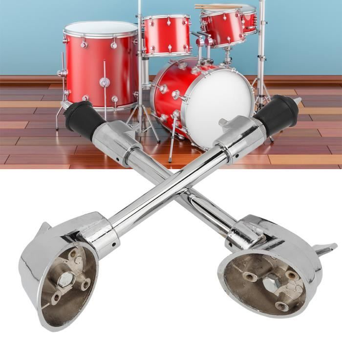 2 pièces antidérapantes pieds de tambour accessoires de percussion jambe  basse batterie pieds accessoire d'instrument