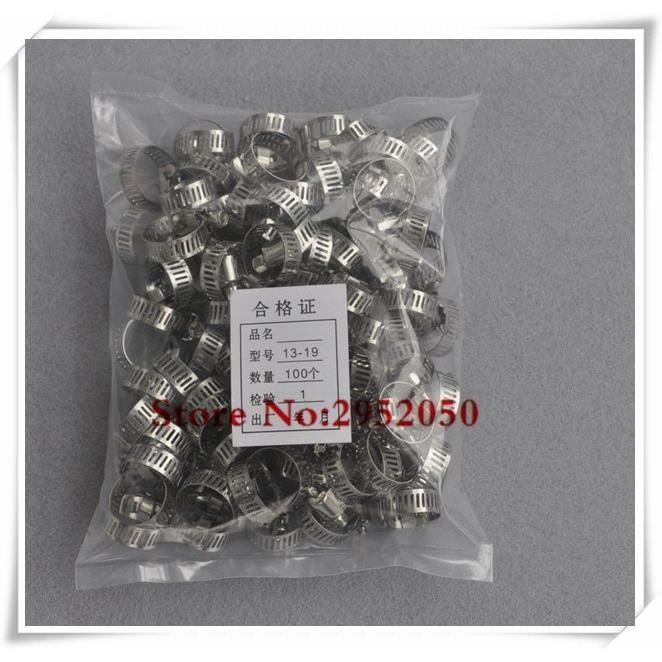 10 Colliers De Serrage Tuyau Carburant Acier Inoxydable 14-16mm