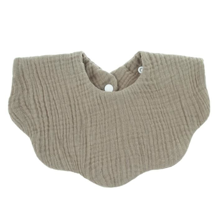Bavoir Bandana En Coton Bio 0-36 Mois - Mousseline Douce, Poche Sucette, Motif Danois