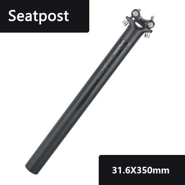 Guidon Vélo De Piste En Fibre De Carbone – 380mm, Matte, 190g, Diamètre 31.8mm, Pour Vélos De Route Et Piste - 8