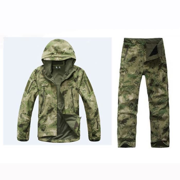 Tenue discount camouflage chasse