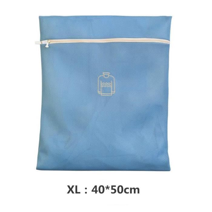 XL 40-50cm - Bleu - Sacs à linge pour Machine à laver, maille