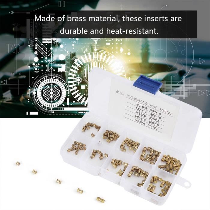 Inserts En Laiton Pour Carénage Batwing Moto – Kit Réparation Avec Poignée En T, Filetage M10 - 3