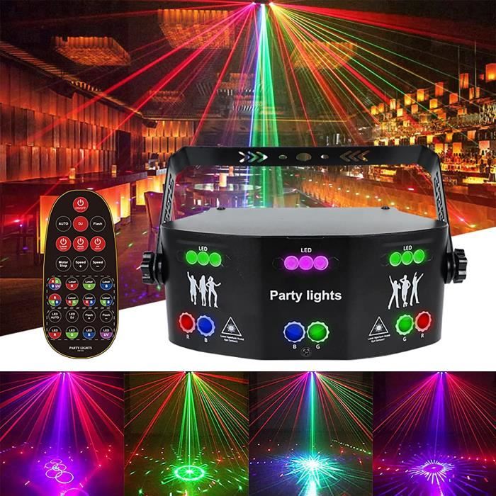 Effets de scène,jeux de lumières dj Éclairage professionnel laser dj jeux de lumieres - 15 Eyes Disco Light-Prise de l’UE