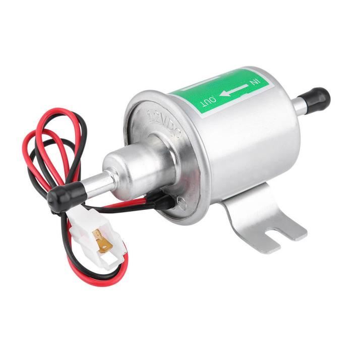 Pompe électrique Portable 12V - Transfert Eau/huile/kérosène - Débit 30L/min - Câble 5m - Alliage Aluminium - Pour Remorque, Voiture - 3