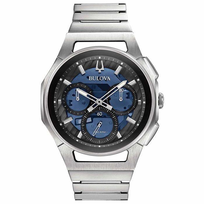 Bulova Montre à quartz en acier inoxydable plaqué or pour homme 98K102 -  Ajusteurs d'inventaire