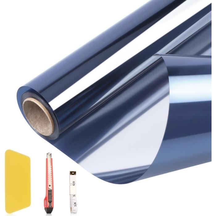 Film Teinté Noir Pour Vitres De Voiture - Anti-UV, Anti-Chaleur, Protection Intimité (300x50cm)