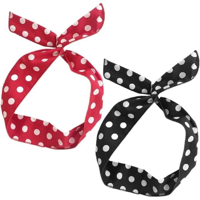 Lot De 2 Bandeaux Avec Nœud - Rouge/à Carreaux - ENFANT | H&M CA