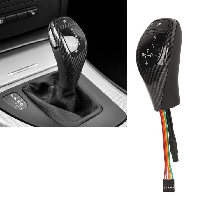 Pommeau De Levier De Vitesse Brillant Noir 5V - Compatible Toyota Auris, Avensis, Corolla, Verso - Neuf