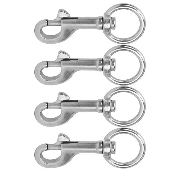 Quincaillerie Robuste Porte-clés Pivotant M4 En Acier Inoxydable Quincaillerie Robuste Porte-clés Pivotant M4 En Acier Inoxydable