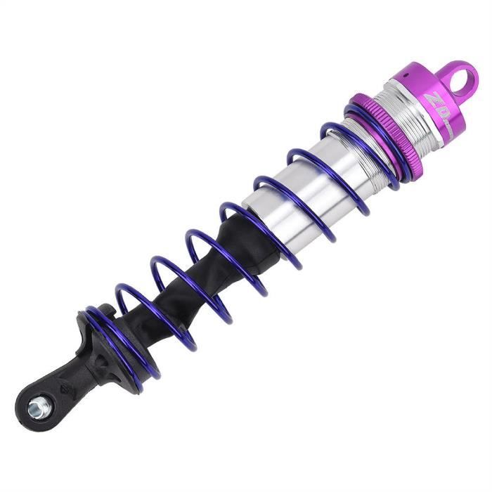 Dilwe 2 pièces 1/10 échelle métal Amortisseur Amortisseur véhicules pièces de Rechange compatibles avec Accessoire modèle HSP 100 MM 