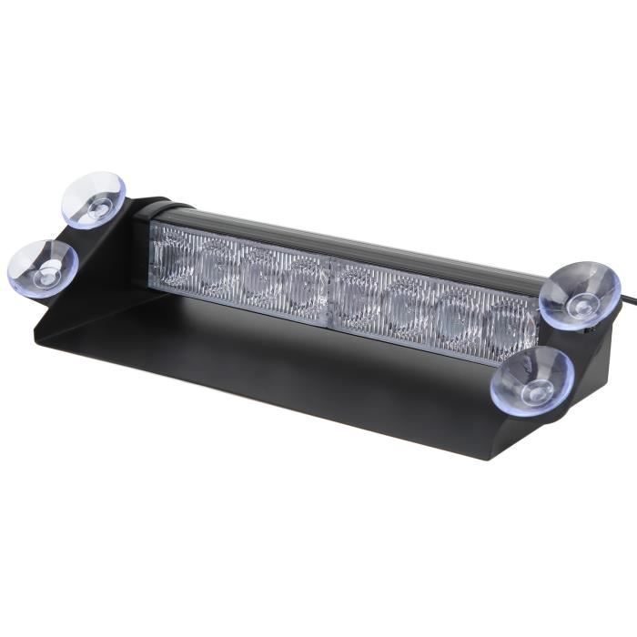 Feu Clignotant LED Jaune 12V - 15 Modes, IP68, E57 R65 - Pour Camion, Véhicule Chantier, Sécurité - 800 Lumens