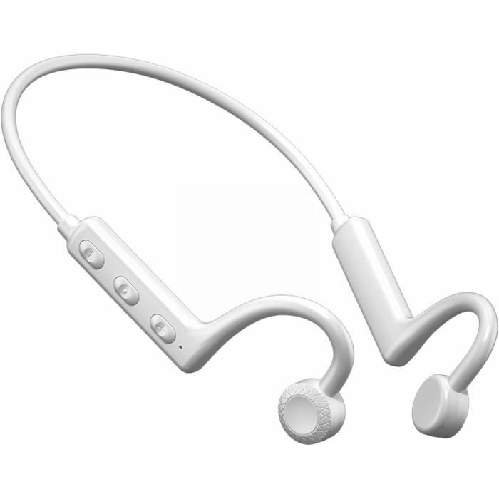 Casque à Conduction Osseuse Bluetooth 5.0 VALORCASA - Micro Intégré, Résistant à La Transpiration, 10-15 M De Portée