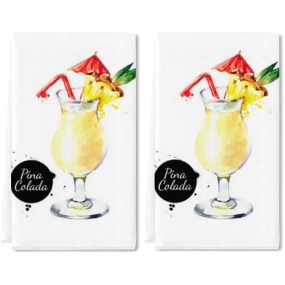 Torchons De Cuisine Au Citron Torchons De Cuisine D'Été - Décoration De Cuisine - Tranche De