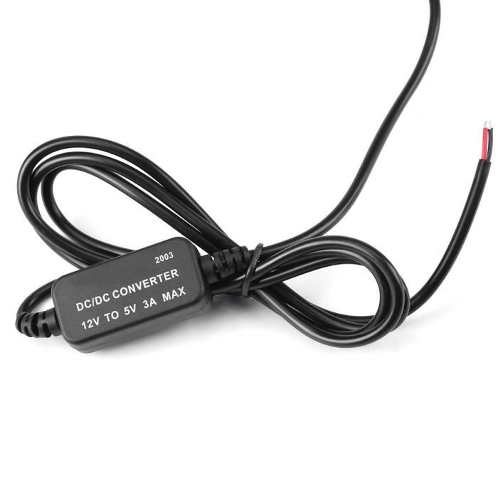 Convertisseur Abaisseur USB-C 12V Vers 5V 3A Étanché IP68 – 15W Puissant Pour Raspberry Pi 4, Smartphones & Appareils 5V