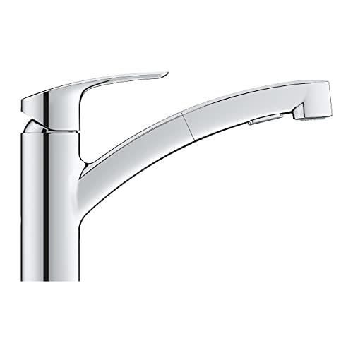 Grohe Eurosmart Robinet De Cuisine 1 Trou Avec Bec Bas Et Douchette Ex