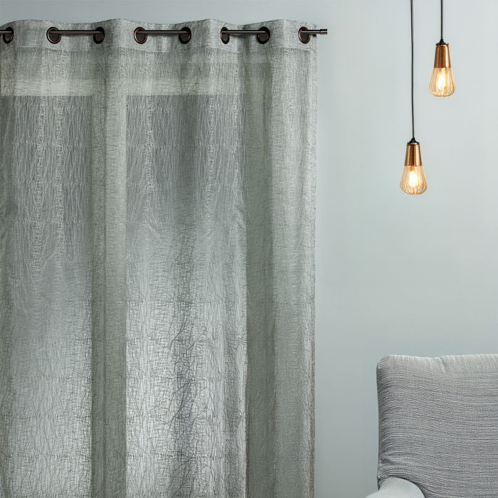 Petit Voilage Droit En Organza Brodé De Motifs Lunaires Home Maison | La Redoute