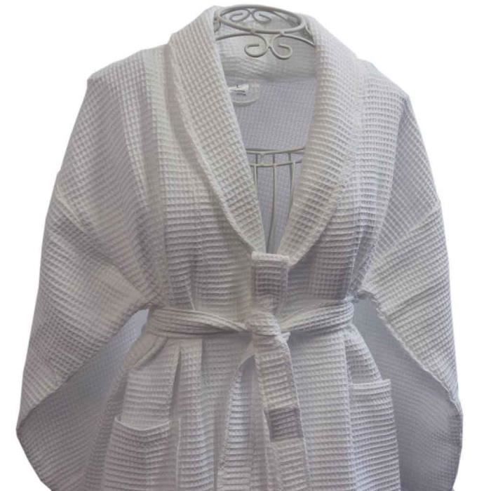 Peignoir Nid D Abeille Achat Vente Pas Cher