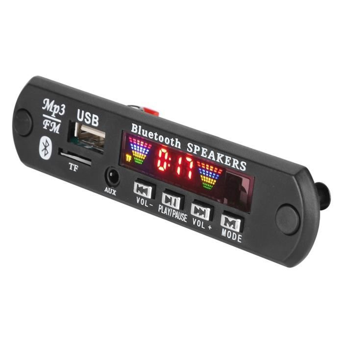 Carte Module Récepteur Bluetooth 4.2 + Entrée AUX - Alimentation 5-12V - Pour Ajouter Bluetooth à Vos Haut-parleurs Ou Auto-Radio