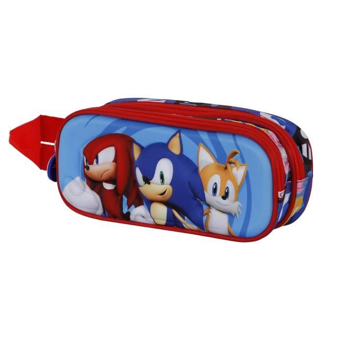 Karactermania Sega-Sonic Step-Sac à Dos 3D Petit, Bleu