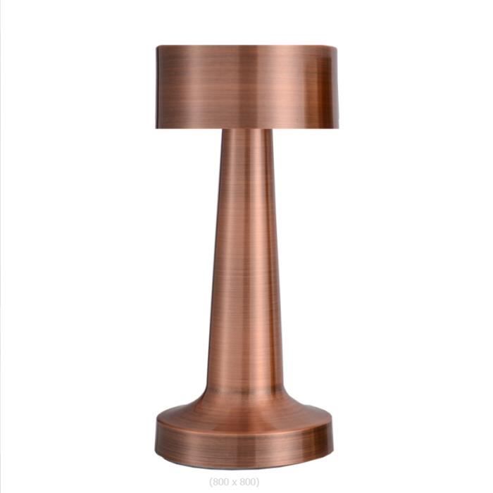 Lampe de Table sans Fil Lampe de Table variable Lampe de Table avec Pile Lampe de Chevet Lampe de Bureau rose or