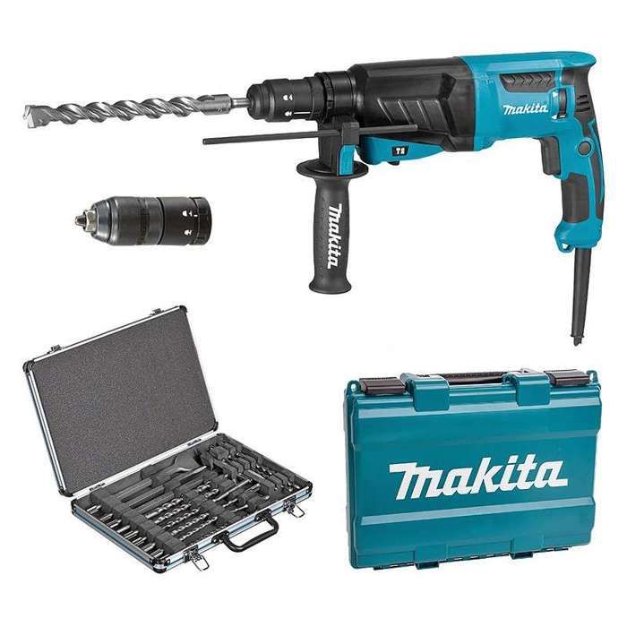 Marteau Perforateur Burineur MAKITA HR2630TX12 pour SDS Plus + D 42444 - vue 2
