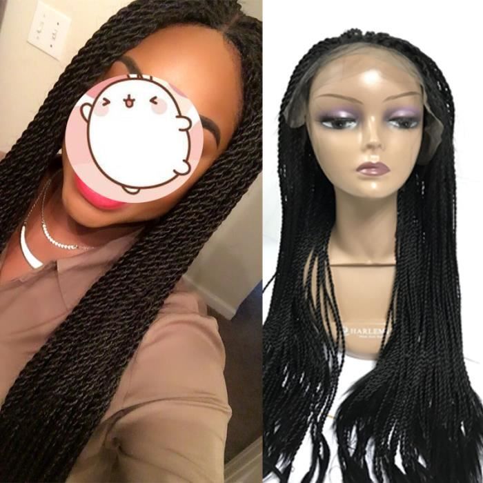 perruque avec tresses