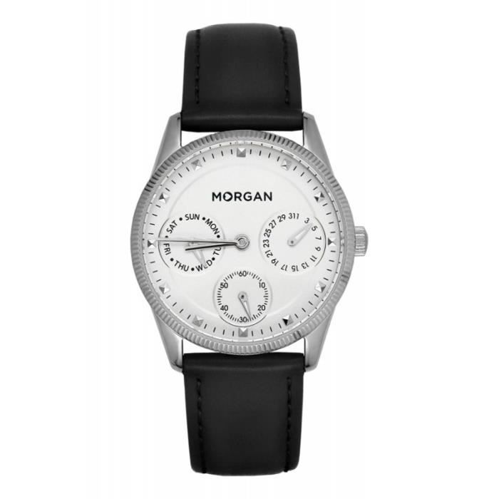 Morgan Montres Noir pour Femme MG 006 FA 8 mm Blanc Cdiscount