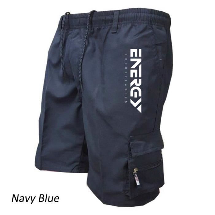 Short De Sport Homme ZONBAILON Léger Avec Poches Et Ceinture élastique - Idéal Course, été, Voyage