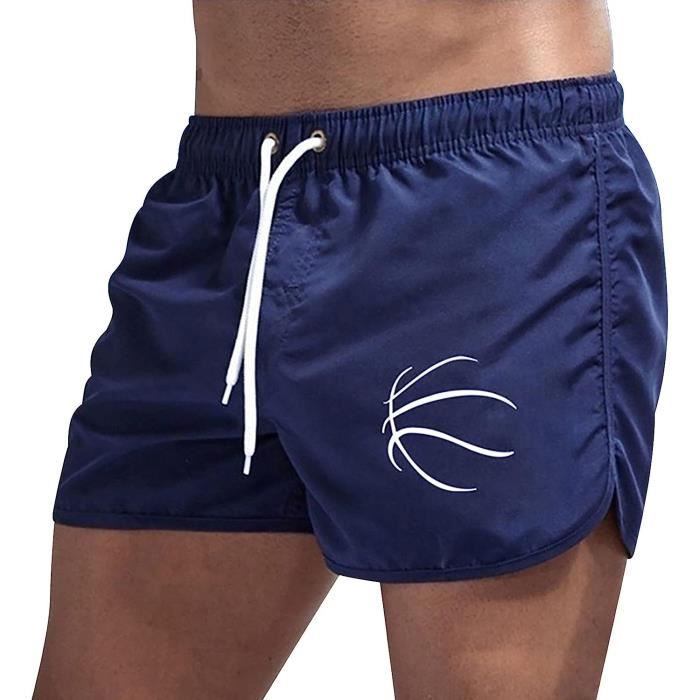 SHORT Short de Plage Homme Long Maillot de Bain Homme Box Serrage