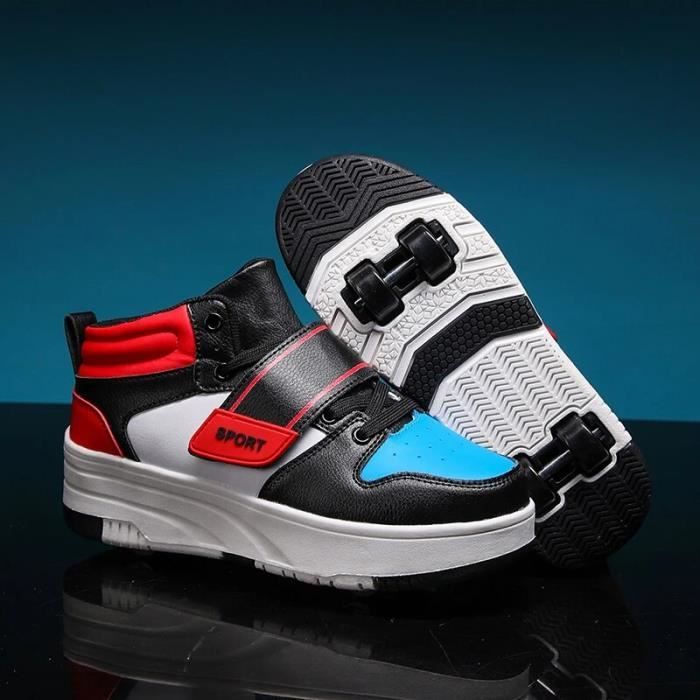 Chaussures à roulettes pour enfants - YTI - Baskets de Sport - Roues de  patinage automatiques - Rouge