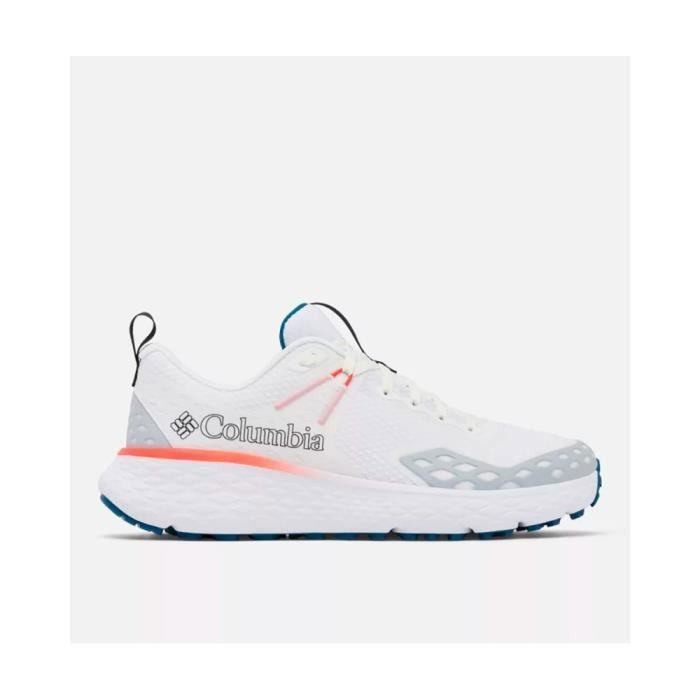 Columbia Baskets pour homme - Columbia - 100-blanco - Plat - Bleu - Lacets - Textile