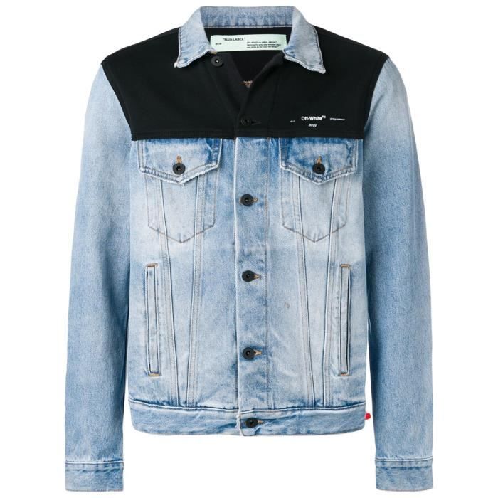 veste en jean off white homme