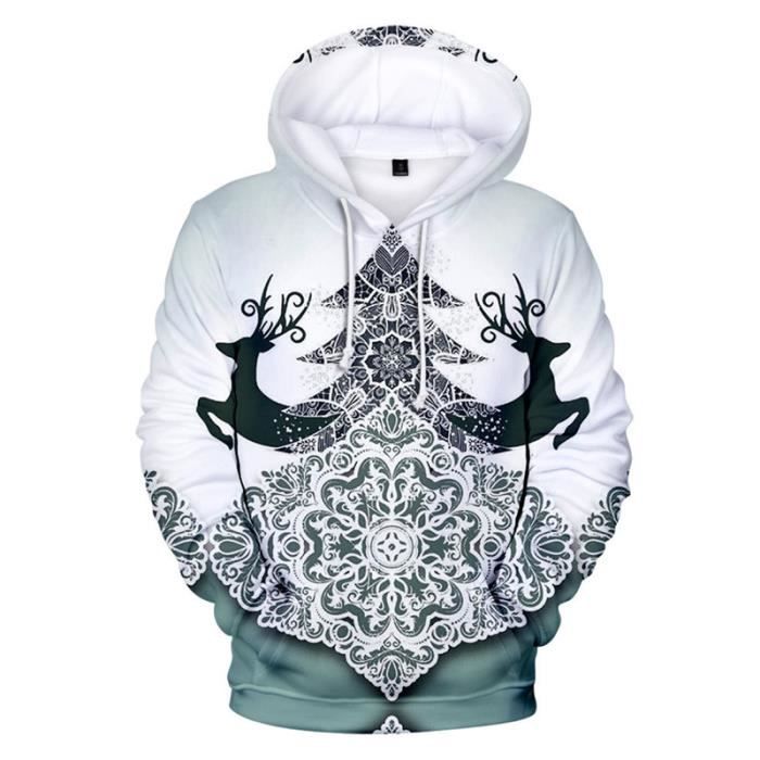 Sweat-shirt Femme Noël Motif Couronne - Taille L (XL Large), 100% Coton, Occasion Très Propre