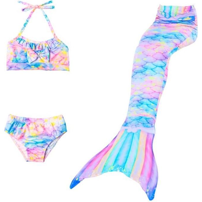 Maillot De Bain Sirene Fille Cdiscount