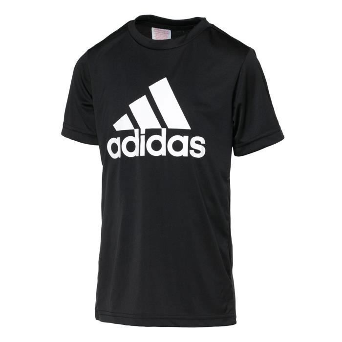T shirt adidas noir et blanc sale