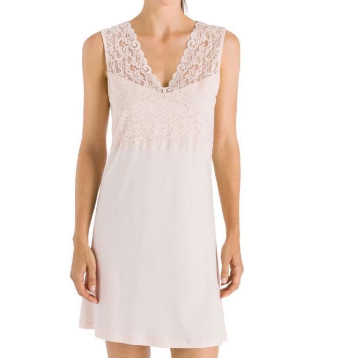 Chemise de nuit transparente en dentelle à bretelles spaghetti des ann – Retro Stage-France