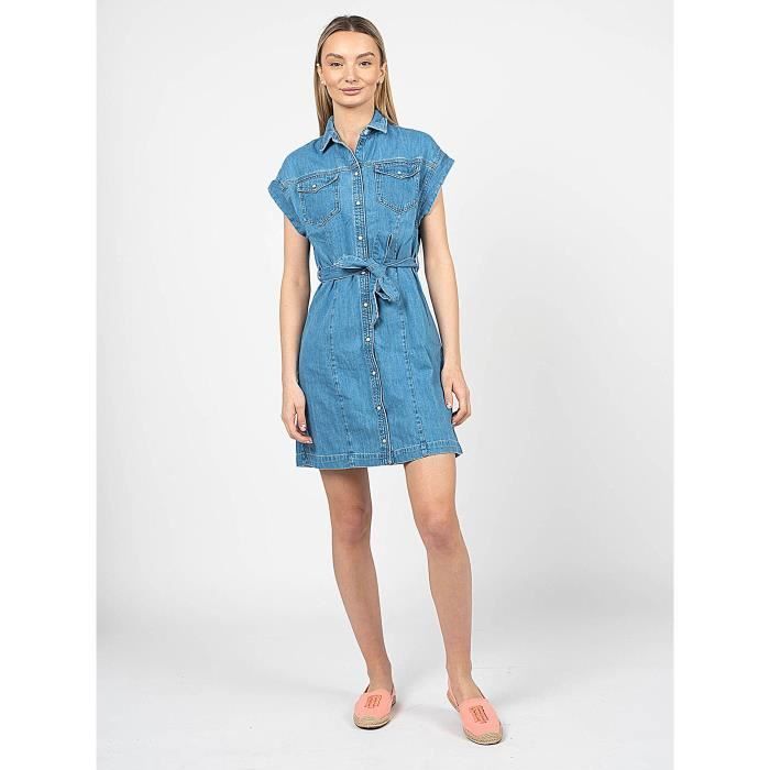 Jean slim femme Pepe Jeans PL953090 Clover Bleu