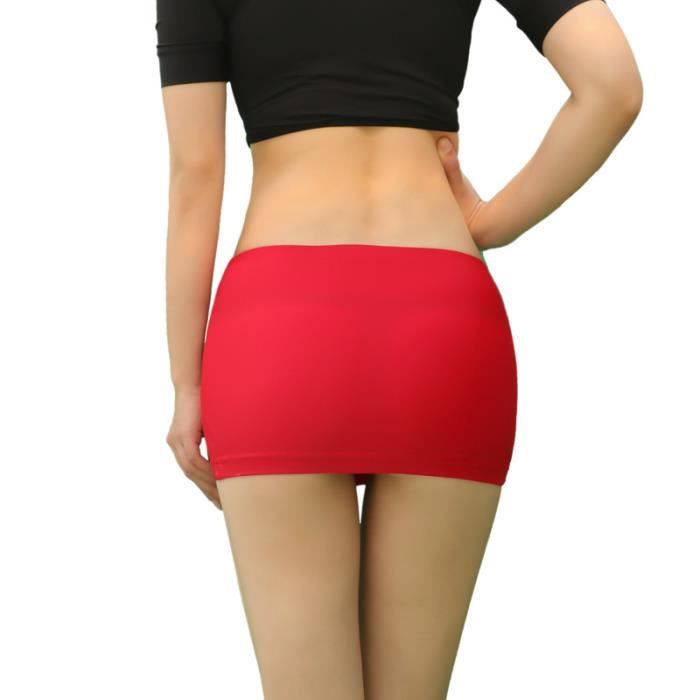 Jupe Mini jupe moulante Sexy pour femme tenue de soir e Club