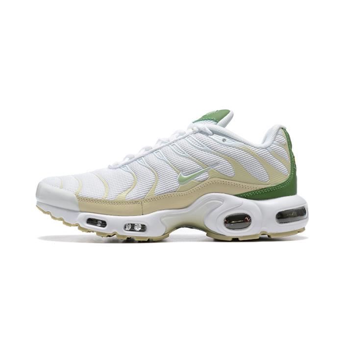 NIKE AIR MAX TN Plus chaussures de course retro Dx8954 001 blanc et vert Abricot vert blanc Cdiscount Chaussures