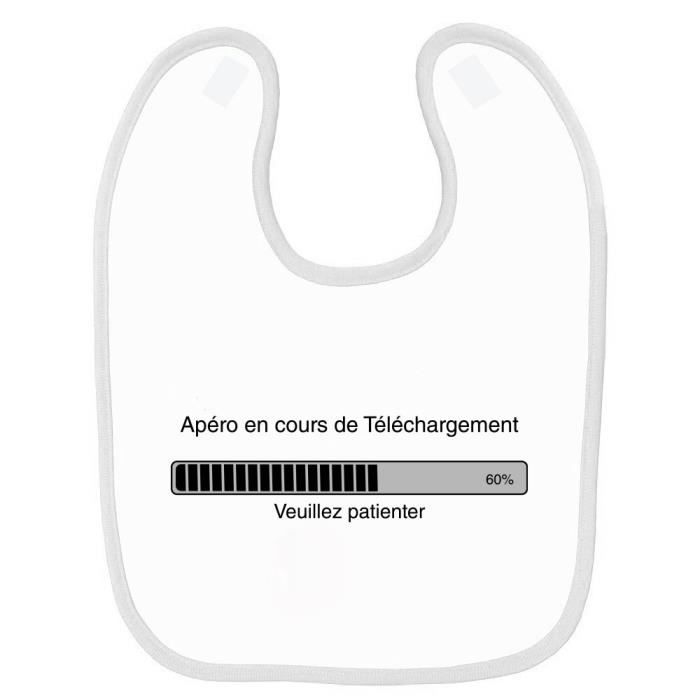 Bavoir Bebe Apero En Cours De Telechargement Blanc Cdiscount Puericulture Eveil Bebe Bavoir Bebe Apero En Cours De Telechargement Blanc Cdiscount Puericulture Eveil Bebe