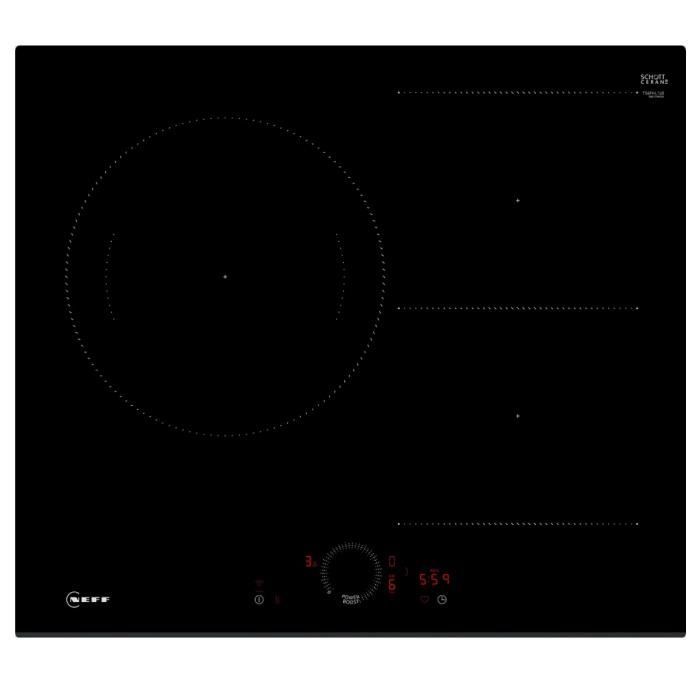 Neff Table de cuisson induction 60cm 3 feux 7400w noir - T56FHL1L0