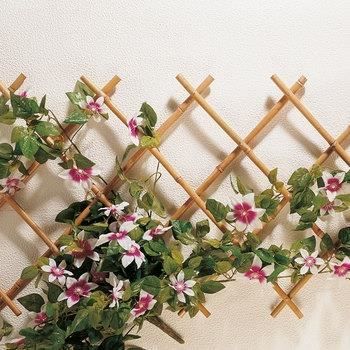 Lot De 5 Échelles En Bambou KADAX – Support Naturel Pour Plantes Grimpantes & Fleurs – Treillis V 45 Cm, Idéal Jardin & Potées