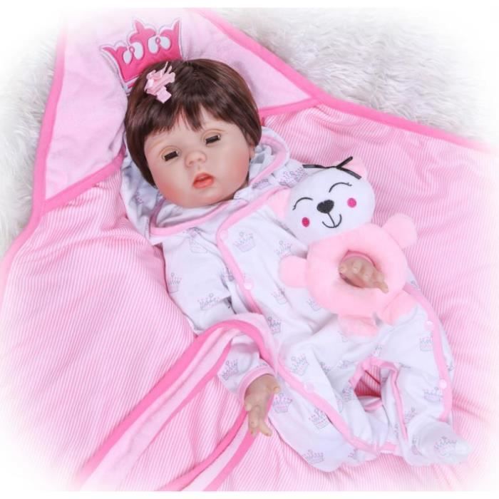 Ofeli 55cm Bebe Poupee Nouveau Design Peut Clin D Oeil Reborn Bebe Poupee Cdiscount Jeux Jouets